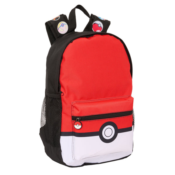 Skolryggsäck Pokémon Svart Röd 28 x 40 x 12 cm-Kontor och Kontorsmaterial, Skol- och utbildningsmaterial-Pokémon-peaceofhome.se