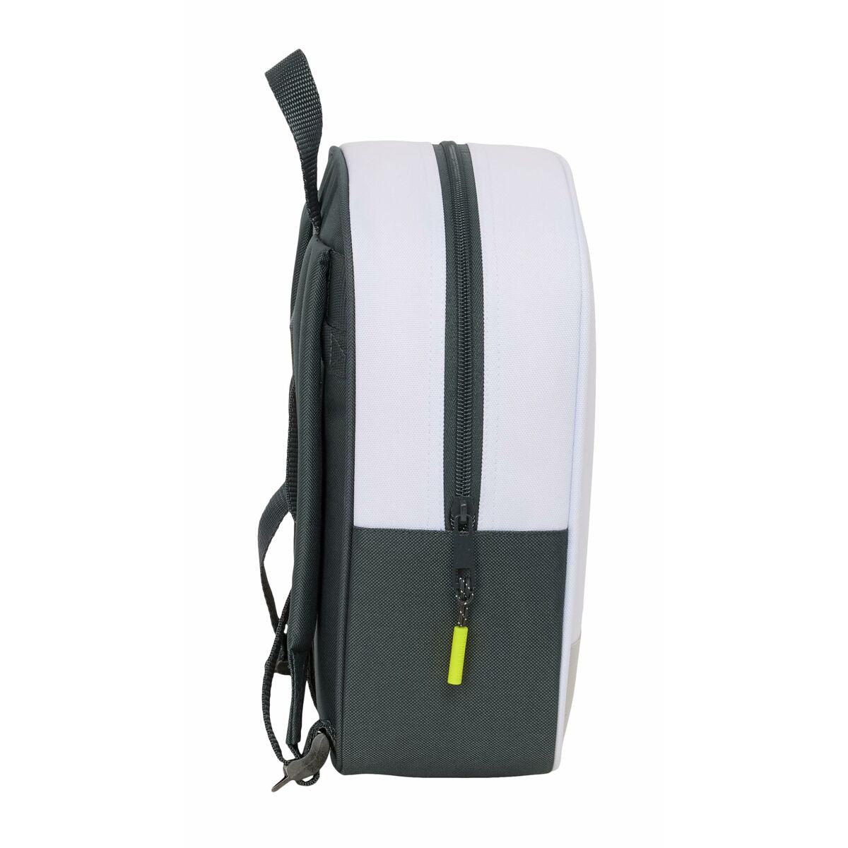 Skolryggsäck Real Madrid C.F. Vit 22 x 10 x 27 cm-Kontor och Kontorsmaterial, Skol- och utbildningsmaterial-Real Madrid C.F.-peaceofhome.se