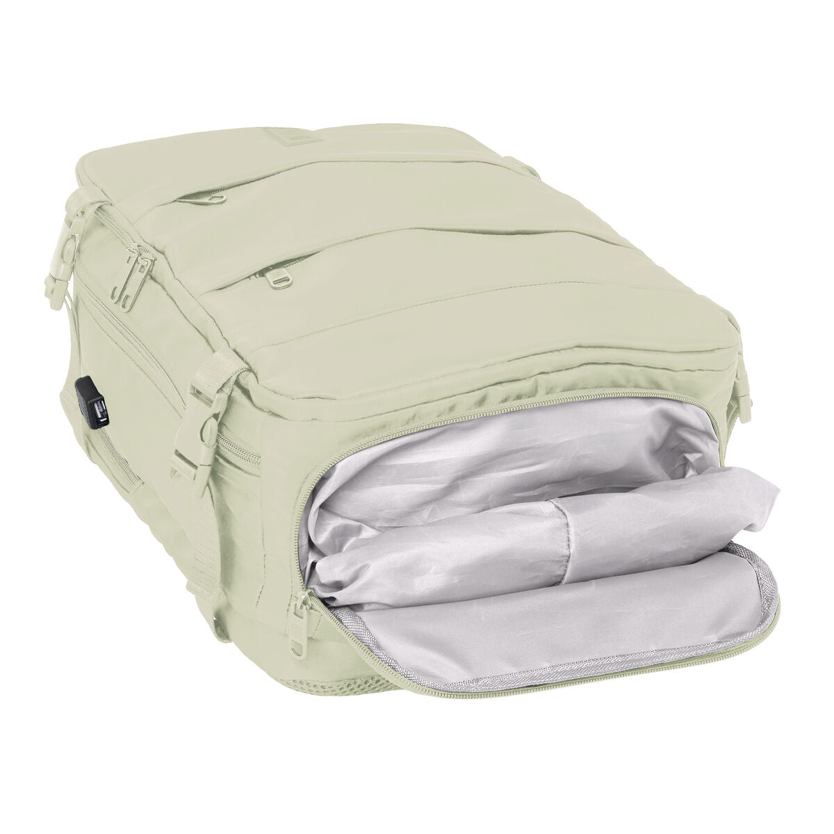 Skolryggsäck Safta Beige Beige-Kontor och Kontorsmaterial, Skol- och utbildningsmaterial-Safta-peaceofhome.se