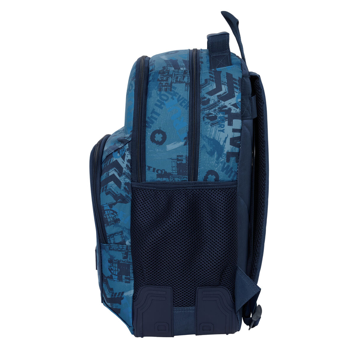 Skolryggsäck Safta New edition Marinblå 32 x 42 x 15 cm-Kontor och Kontorsmaterial, Skol- och utbildningsmaterial-Safta-peaceofhome.se