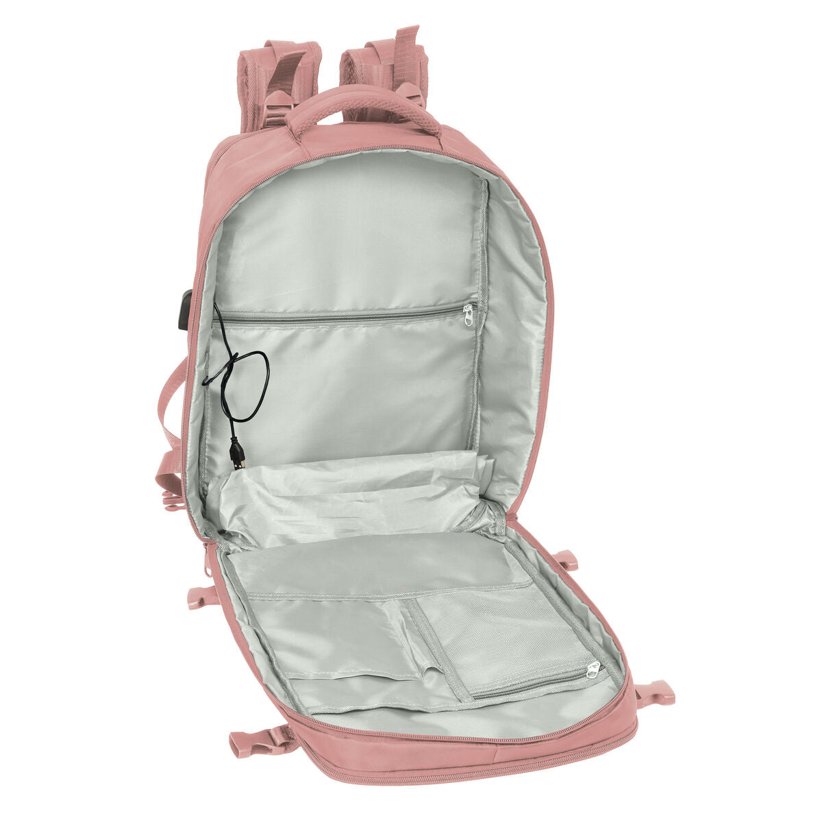 Skolryggsäck Safta Rosa Rosa-Kontor och Kontorsmaterial, Skol- och utbildningsmaterial-Safta-peaceofhome.se