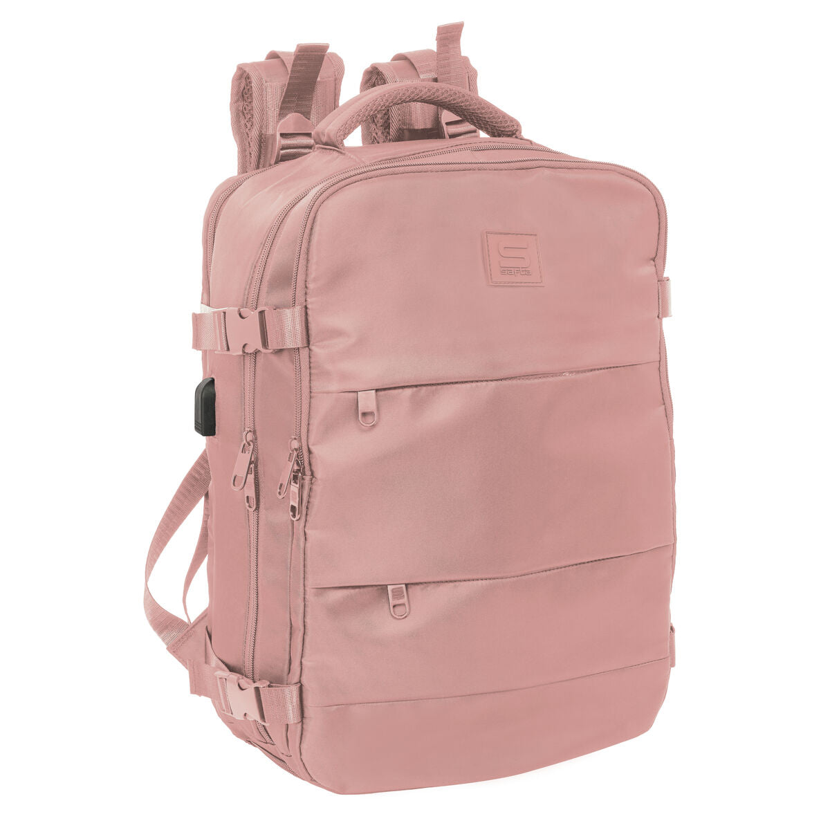 Skolryggsäck Safta Rosa Rosa-Kontor och Kontorsmaterial, Skol- och utbildningsmaterial-Safta-peaceofhome.se