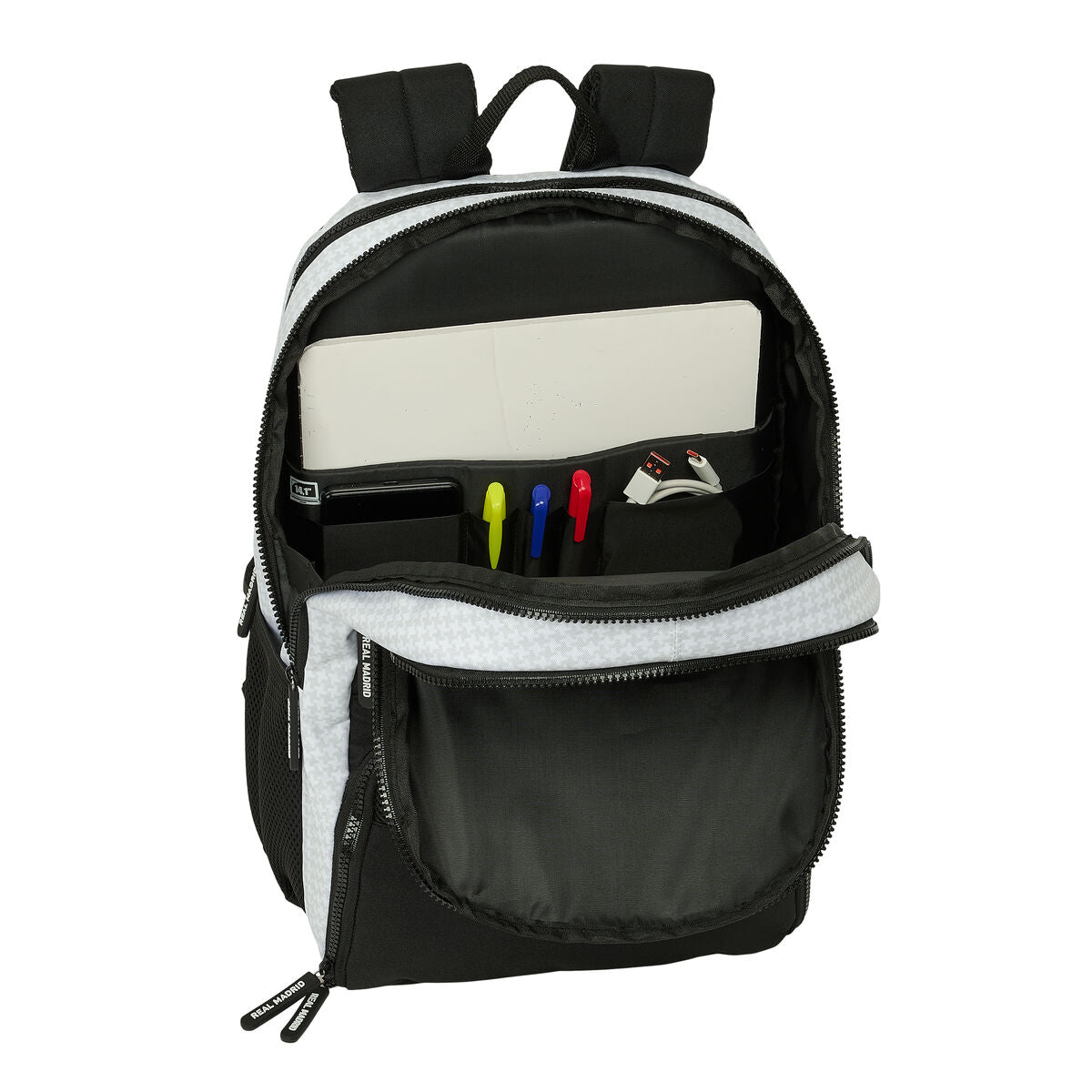 Skolryggsäck Safta Vit-Kontor och Kontorsmaterial, Skol- och utbildningsmaterial-Safta-peaceofhome.se