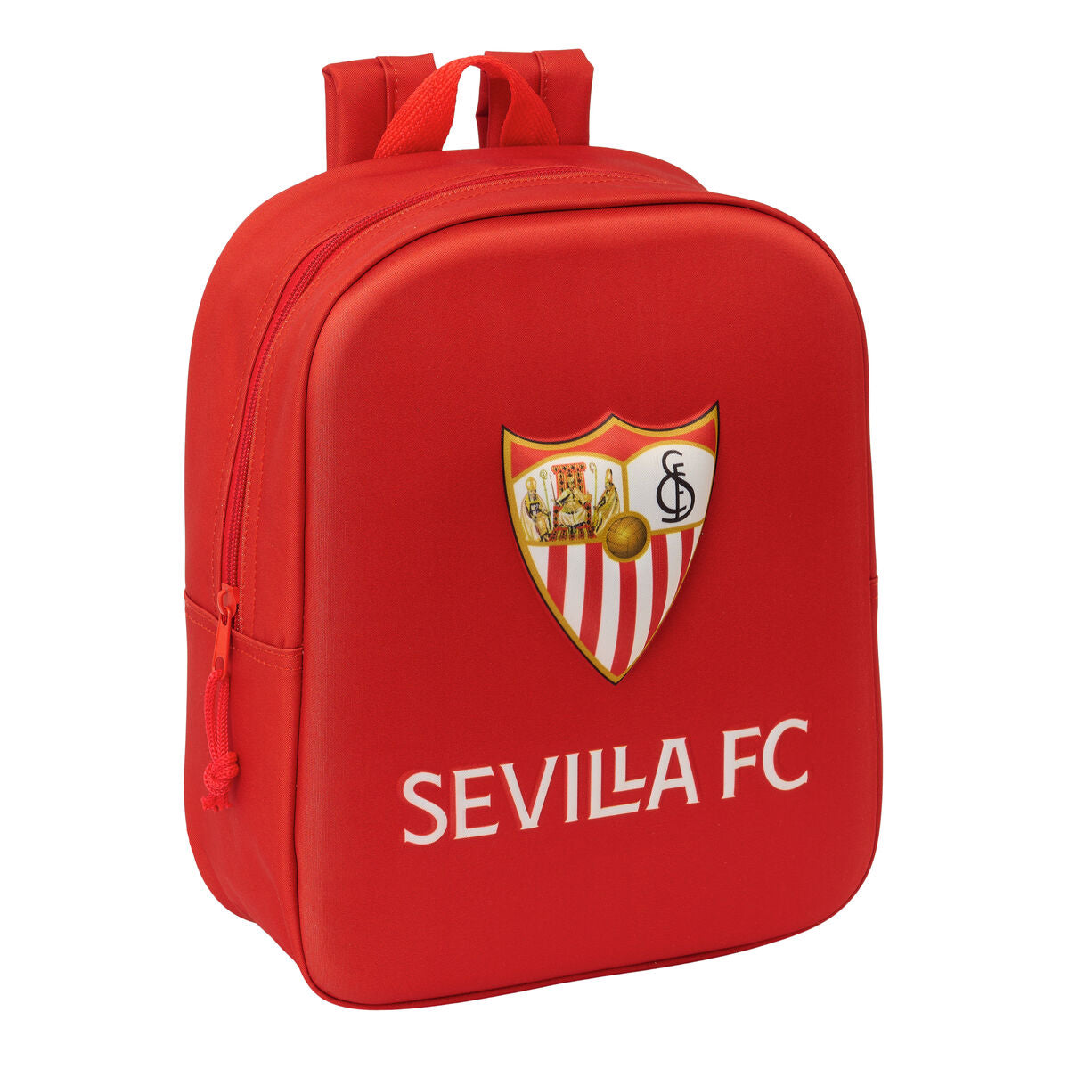 Skolryggsäck Sevilla Fútbol Club Röd 22 x 27 x 10 cm 3D-Kontor och Kontorsmaterial, Skol- och utbildningsmaterial-Sevilla Fútbol Club-peaceofhome.se