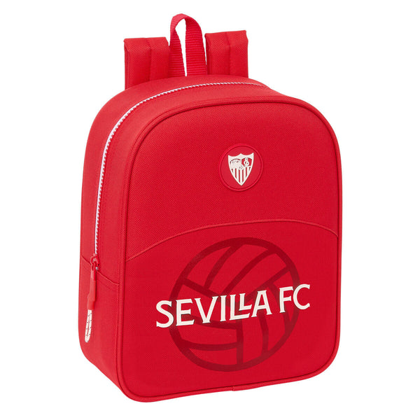 Skolryggsäck Sevilla Fútbol Club Röd 22 x 27 x 10 cm-Kontor och Kontorsmaterial, Skol- och utbildningsmaterial-Sevilla Fútbol Club-peaceofhome.se