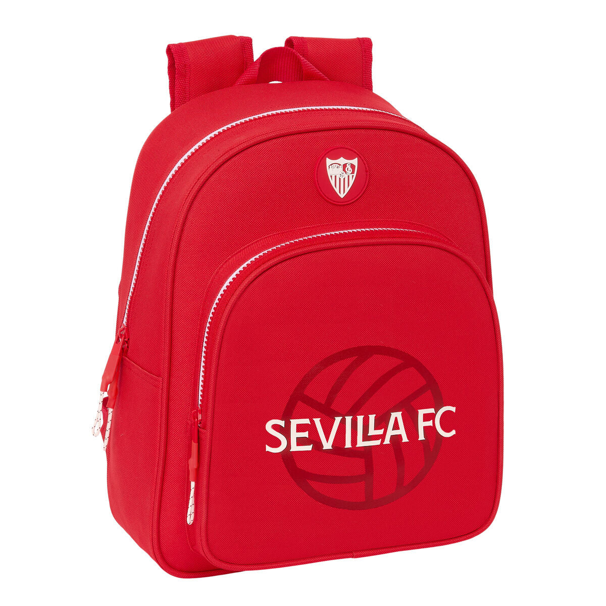 Skolryggsäck Sevilla Fútbol Club Röd 28 x 34 x 10 cm-Kontor och Kontorsmaterial, Skol- och utbildningsmaterial-Sevilla Fútbol Club-peaceofhome.se