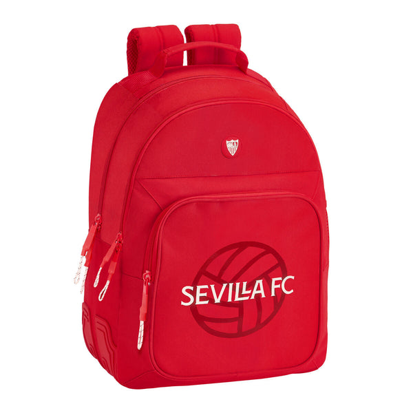 Skolryggsäck Sevilla Fútbol Club Röd 32 x 42 x 15 cm-Kontor och Kontorsmaterial, Skol- och utbildningsmaterial-Sevilla Fútbol Club-peaceofhome.se