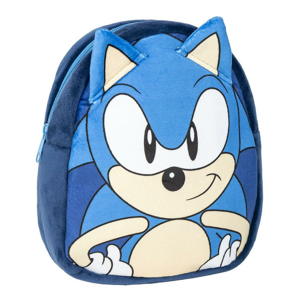 Skolryggsäck Sonic Blå 18 x 22 x 8 cm-Kontor och Kontorsmaterial, Skol- och utbildningsmaterial-Sonic-peaceofhome.se