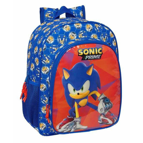 Skolryggsäck Sonic Prime 32 x 38 x 12 cm-Kontor och Kontorsmaterial, Skol- och utbildningsmaterial-Sonic-peaceofhome.se