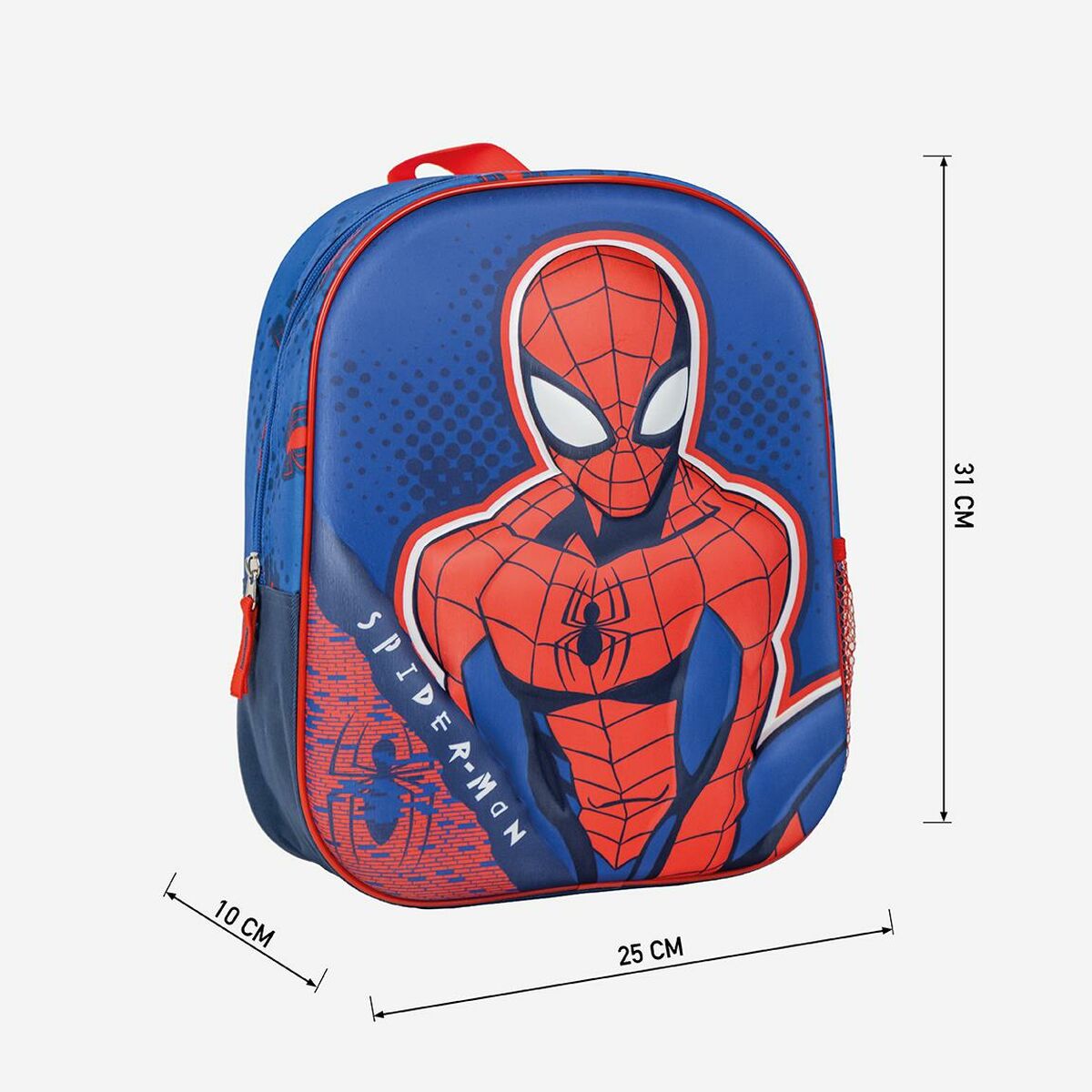 Skolryggsäck Spider-Man Blå 25 x 31 x 10 cm-Kontor och Kontorsmaterial, Skol- och utbildningsmaterial-Spider-Man-peaceofhome.se