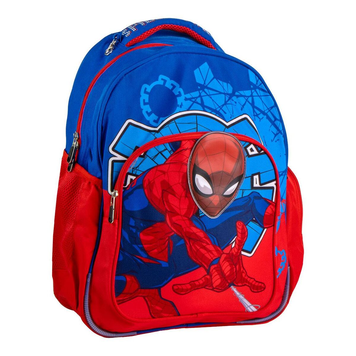 Skolryggsäck Spider-Man Blå 32 x 5,5 x 45 cm-Kontor och Kontorsmaterial, Skol- och utbildningsmaterial-Spider-Man-peaceofhome.se