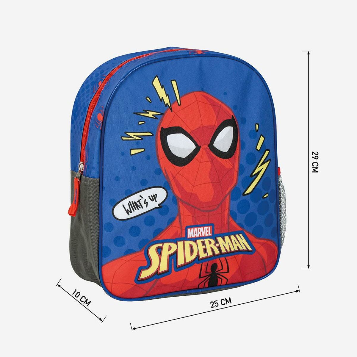 Skolryggsäck Spider-Man Blå 8,0 x 30,0 x 25,0 cm-Kontor och Kontorsmaterial, Skol- och utbildningsmaterial-Spider-Man-peaceofhome.se