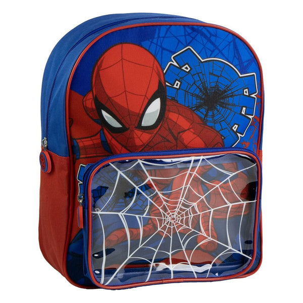 Skolryggsäck Spider-Man Mörkblå 25 x 31 x 14 cm-Kontor och Kontorsmaterial, Skol- och utbildningsmaterial-Spider-Man-peaceofhome.se