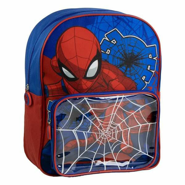 Skolryggsäck Spider-Man Mörkblå-Kontor och Kontorsmaterial, Skol- och utbildningsmaterial-Spider-Man-peaceofhome.se