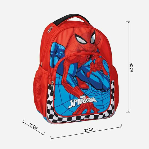 Skolryggsäck Spider-Man Röd 32 x 15 x 42 cm-Kontor och Kontorsmaterial, Skol- och utbildningsmaterial-Spider-Man-peaceofhome.se