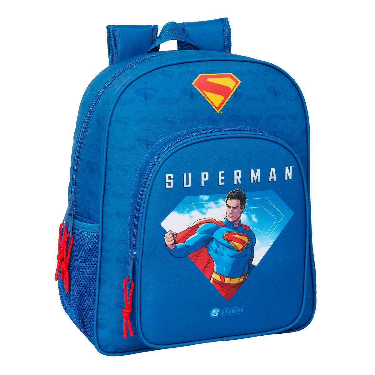 Skolryggsäck Superman Blå 32 x 38 x 12 cm-Kontor och Kontorsmaterial, Skol- och utbildningsmaterial-Superman-peaceofhome.se