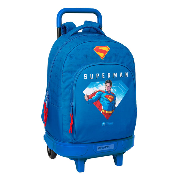 Skolryggsäck Superman Blå 33 x 45 x 22 cm-Kontor och Kontorsmaterial, Skol- och utbildningsmaterial-Superman-peaceofhome.se