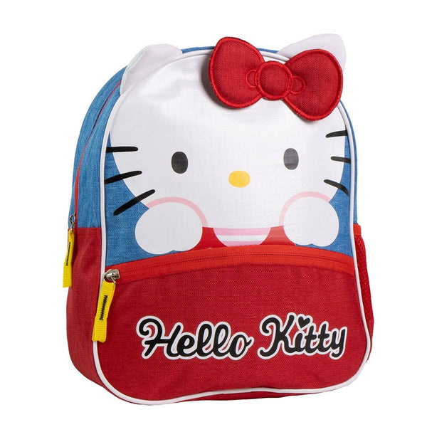 Skolryggsäck Hello Kitty Blå 27,5 x 3 x 33,5 cm-Kontor och Kontorsmaterial, Skol- och utbildningsmaterial-Hello Kitty-peaceofhome.se