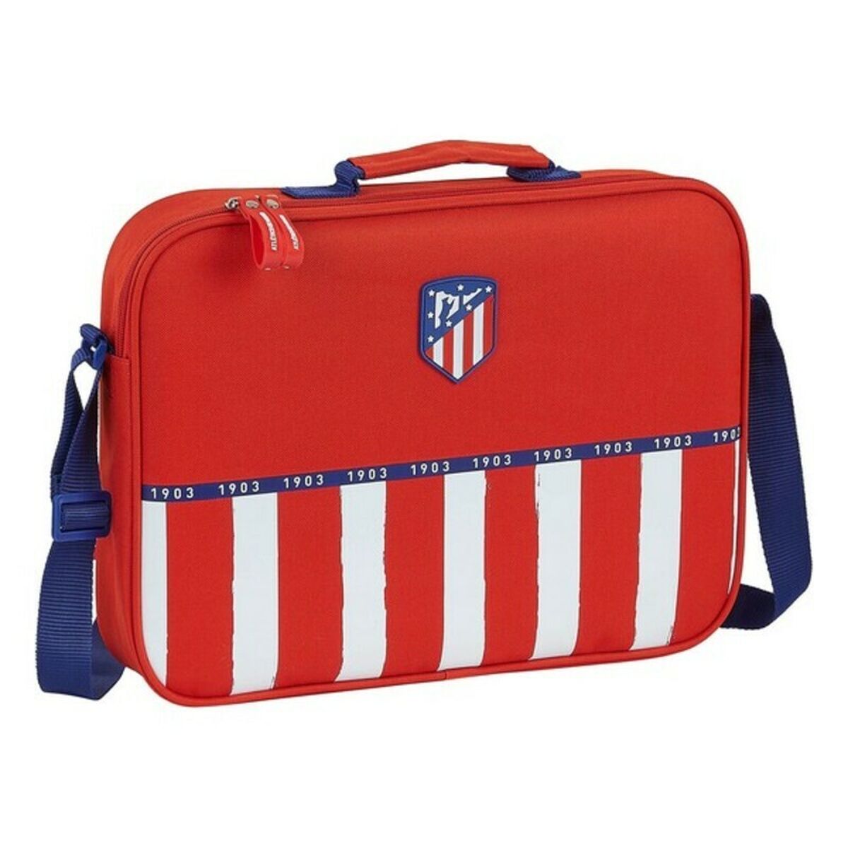 Skolväska Atlético Madrid Röd Blå Vit (38 x 28 x 6 cm)-Kontor och Kontorsmaterial, Skol- och utbildningsmaterial-Atlético Madrid-peaceofhome.se