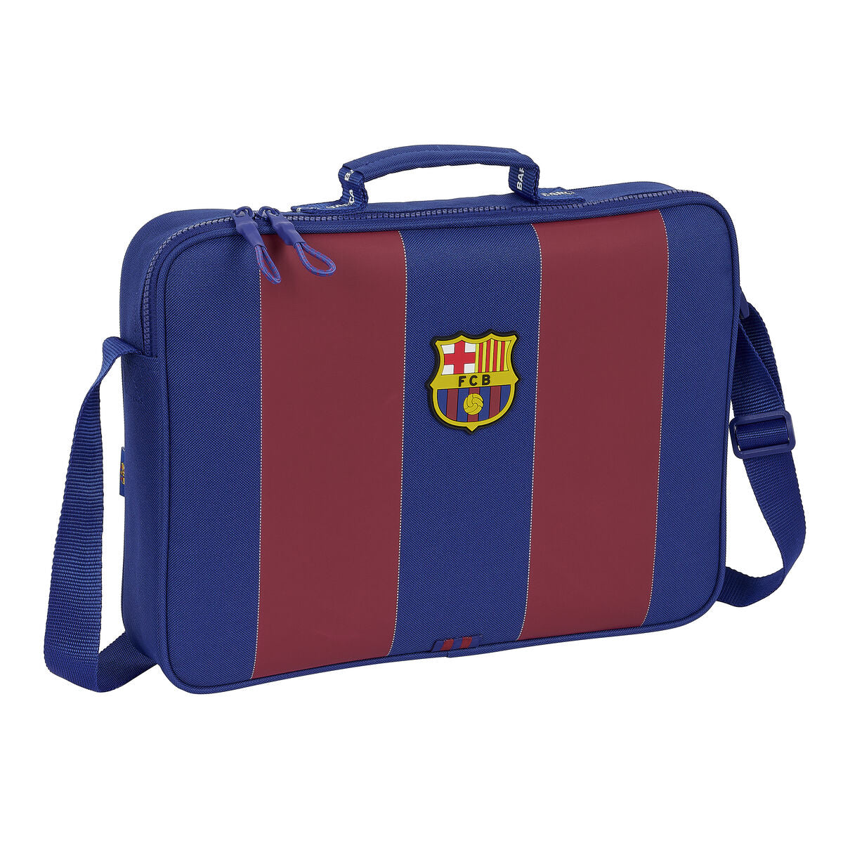 Skolväska F.C. Barcelona Röd Marinblå 38 x 28 x 6 cm-Kontor och Kontorsmaterial, Skol- och utbildningsmaterial-F.C. Barcelona-peaceofhome.se