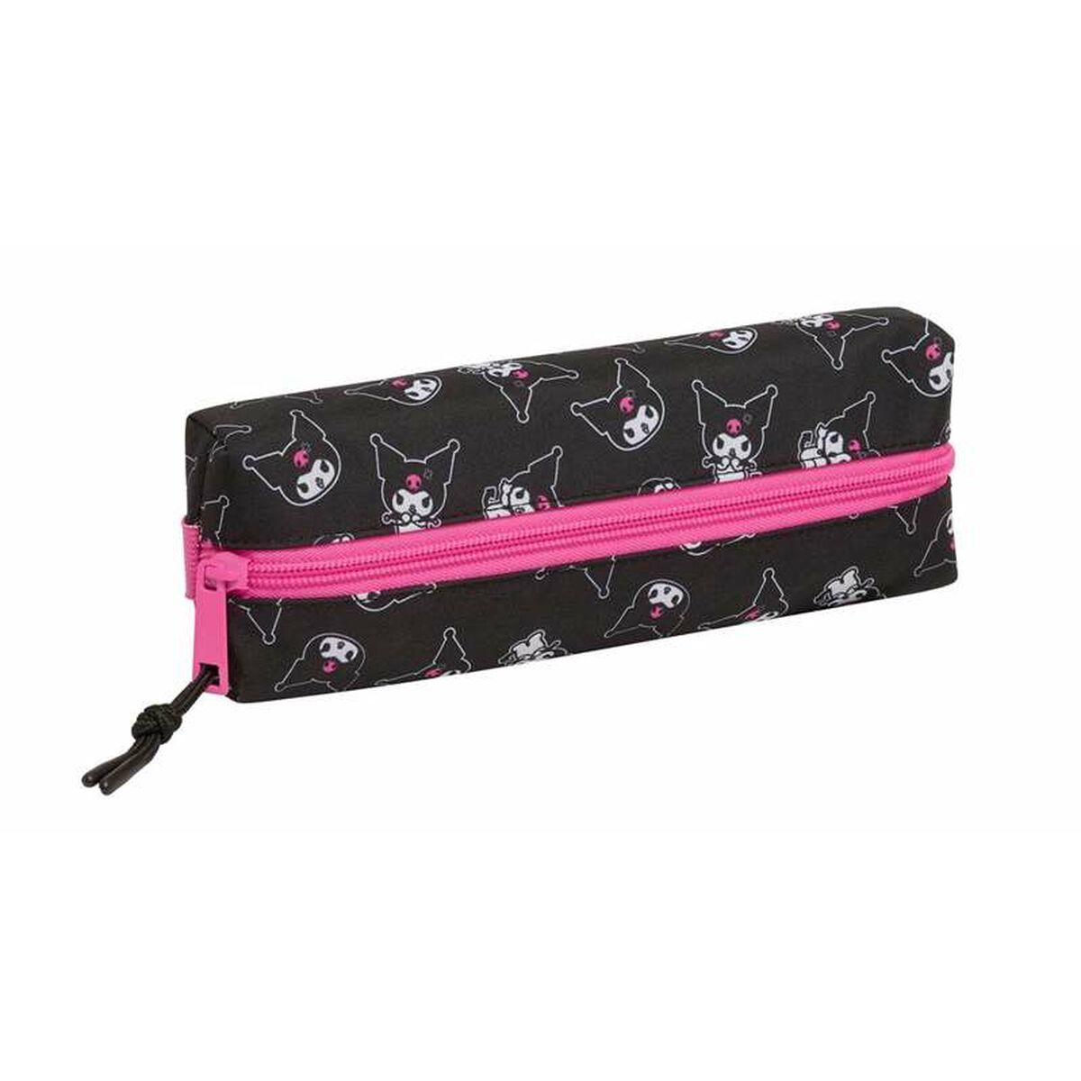 Skolväska Kuromi Svart Fuchsia 22 x 4 x 7 cm-Kontor och Kontorsmaterial, Skol- och utbildningsmaterial-Kuromi-peaceofhome.se