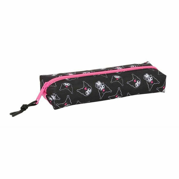 Skolväska Kuromi Svart Fuchsia 22 x 4 x 7 cm-Kontor och Kontorsmaterial, Skol- och utbildningsmaterial-Kuromi-peaceofhome.se