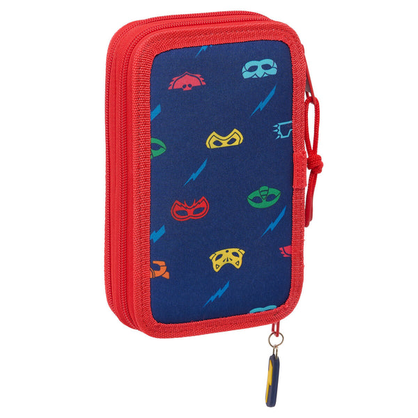 Skolväska PJ Masks Ready Marinblå 12.5 x 19.5 x 4 cm 28 Delar-Kontor och Kontorsmaterial, Skol- och utbildningsmaterial-PJ Masks-peaceofhome.se
