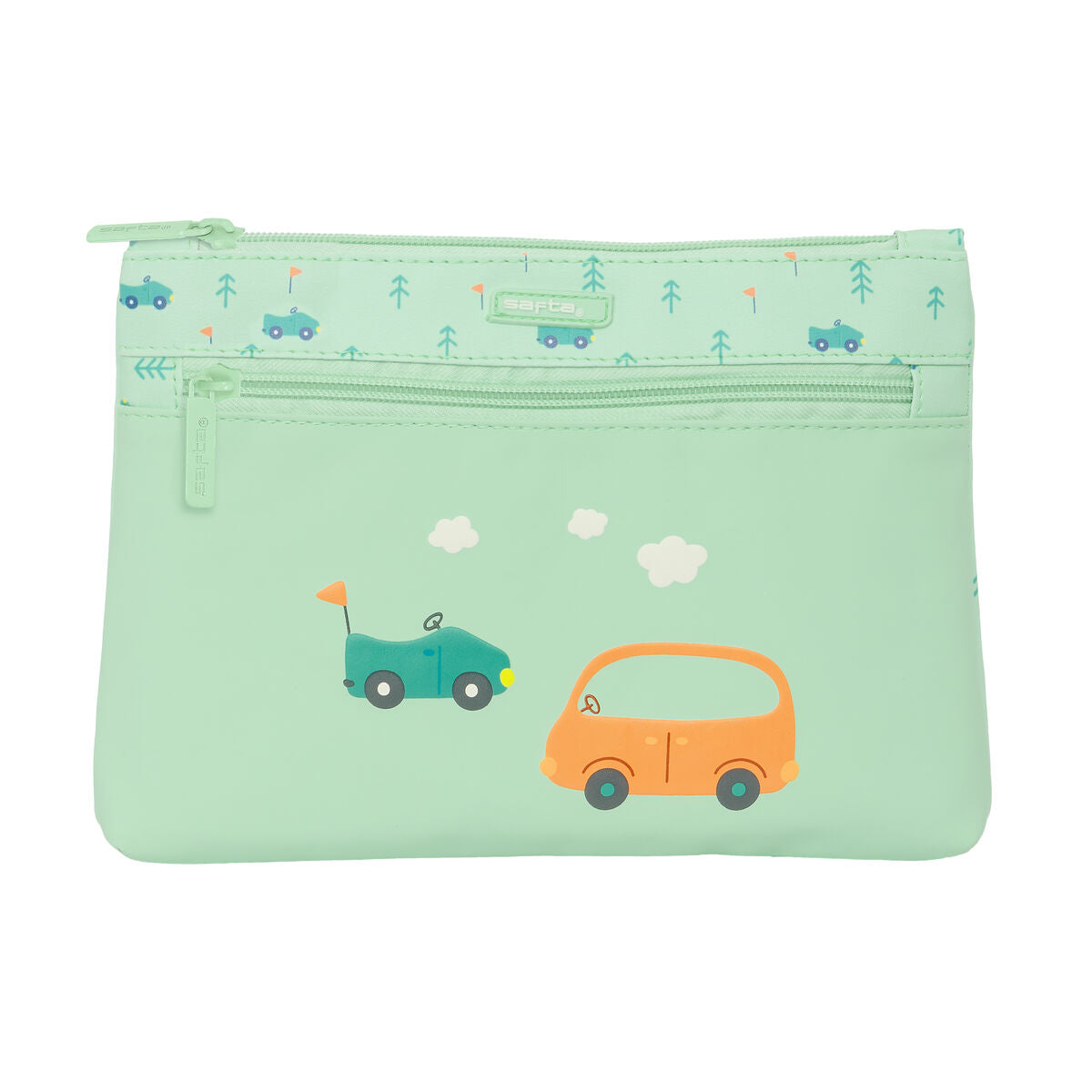 Skolväska Safta Coches Bil Grön 23 x 16 x 3 cm-Kontor och Kontorsmaterial, Skol- och utbildningsmaterial-Safta-peaceofhome.se