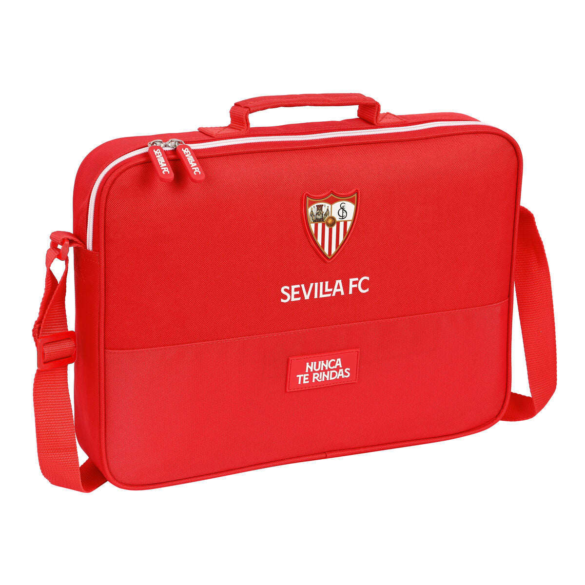 Skolväska Sevilla Fútbol Club Röd (38 x 28 x 6 cm)-Kontor och Kontorsmaterial, Skol- och utbildningsmaterial-Sevilla Fútbol Club-peaceofhome.se