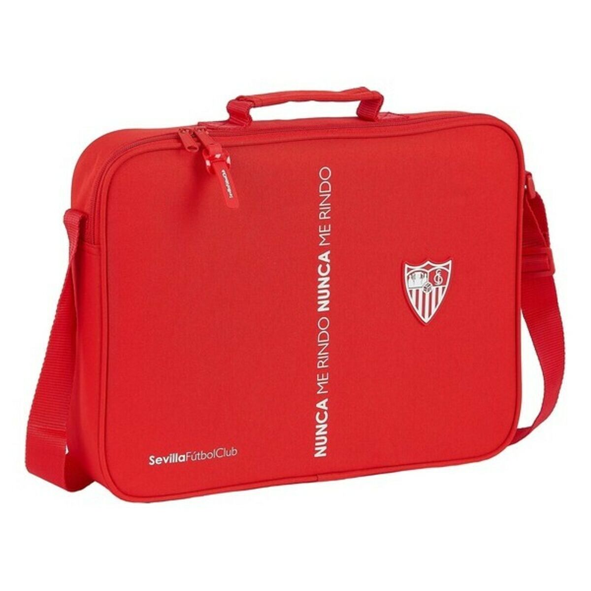 Skolväska Sevilla Fútbol Club Röd (38 x 28 x 6 cm)-Kontor och Kontorsmaterial, Skol- och utbildningsmaterial-Sevilla Fútbol Club-peaceofhome.se