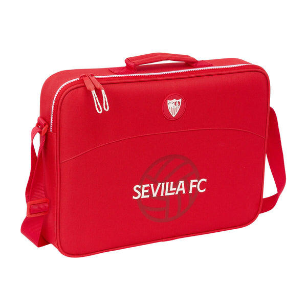 Skolväska Sevilla Fútbol Club Röd 38 x 28 x 6 cm-Kontor och Kontorsmaterial, Skol- och utbildningsmaterial-Sevilla Fútbol Club-peaceofhome.se