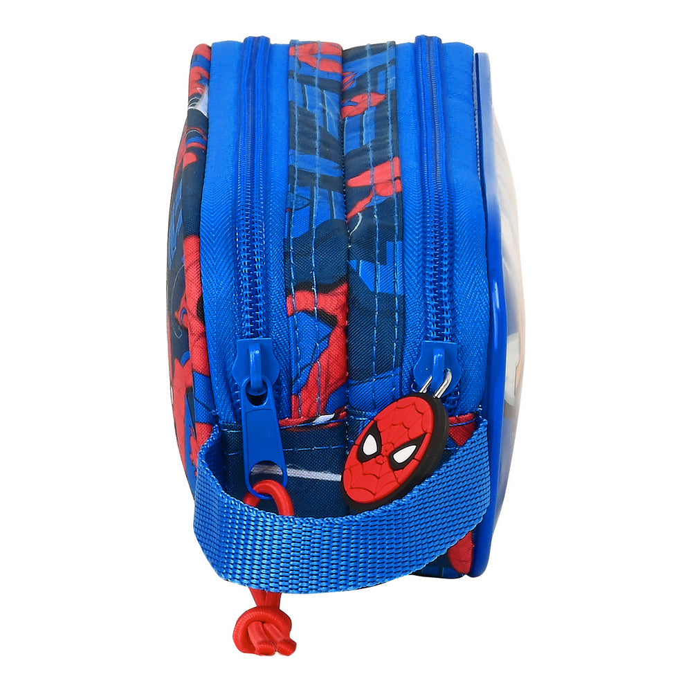 Skolväska Spiderman Great power Blå Röd 21 x 8 x 6 cm-Kontor och Kontorsmaterial, Skol- och utbildningsmaterial-Spider-Man-peaceofhome.se