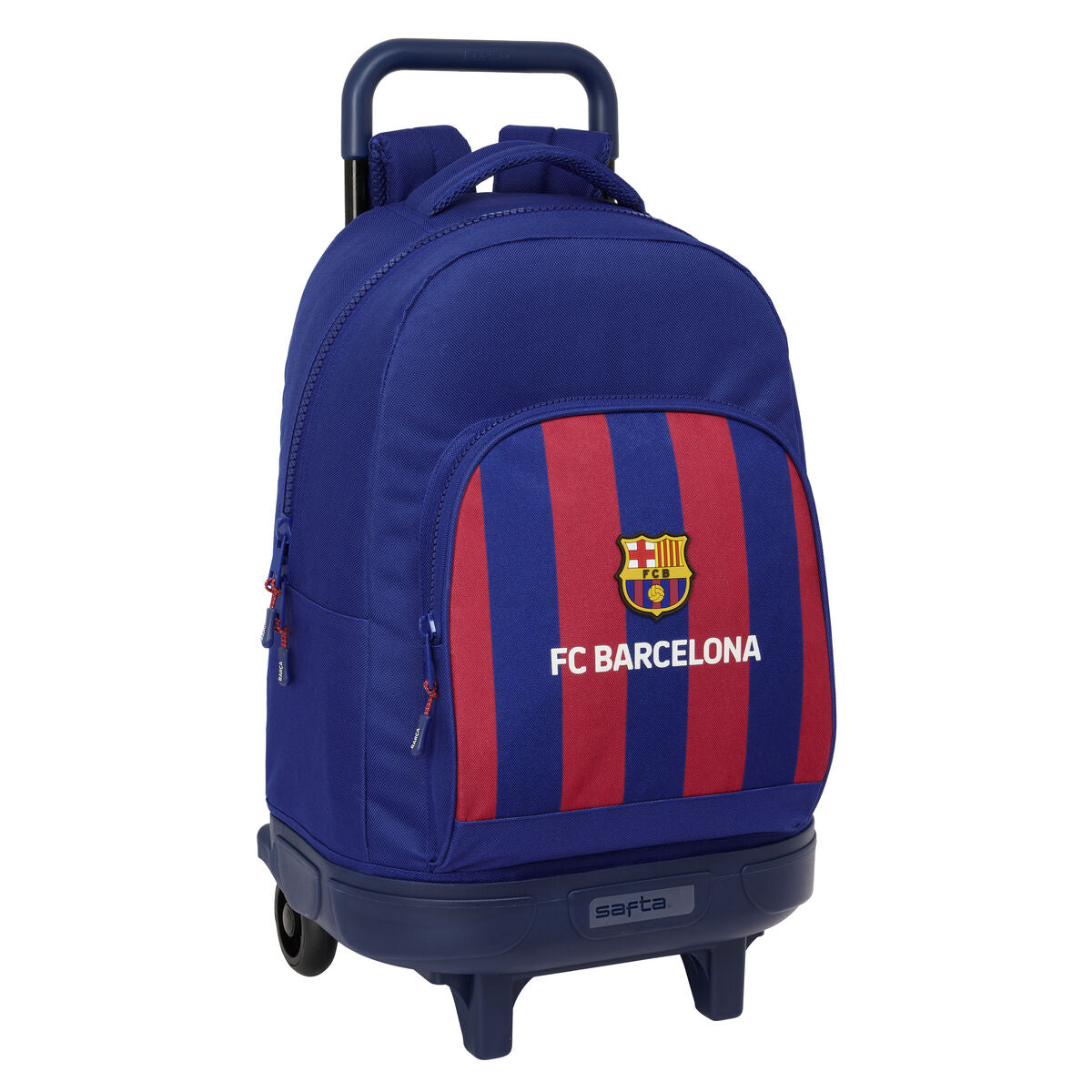 Skolväska med hjul F.C. Barcelona 24/25 Rödbrun Marinblå 33 x 45 x 22 cm-Kontor och Kontorsmaterial, Skol- och utbildningsmaterial-F.C. Barcelona-peaceofhome.se