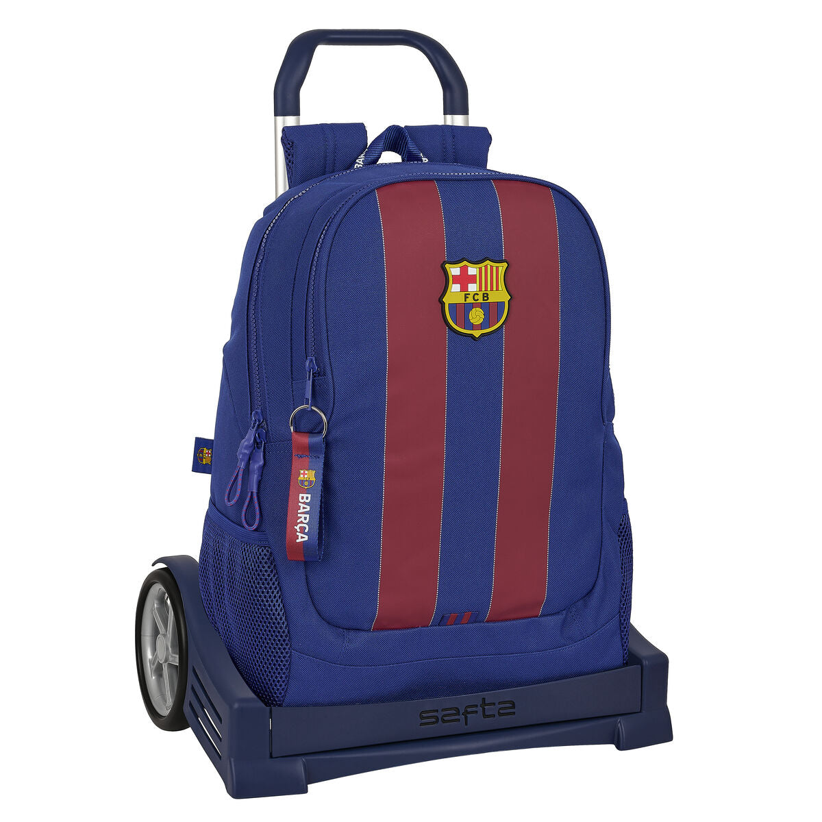 Skolväska med hjul F.C. Barcelona Röd Marinblå 32 x 44 x 16 cm-Kontor och Kontorsmaterial, Skol- och utbildningsmaterial-F.C. Barcelona-peaceofhome.se