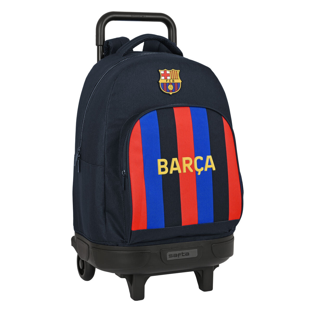 Skolväska med hjul F.C. Barcelona Rödbrun Marinblå 33 X 45 X 22 cm-Kontor och Kontorsmaterial, Skol- och utbildningsmaterial-F.C. Barcelona-peaceofhome.se