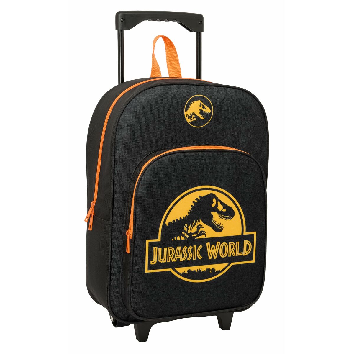 Skolväska med hjul Jurassic World Svart 32 x 42 x 14 cm-Kontor och Kontorsmaterial, Skol- och utbildningsmaterial-Jurassic World-peaceofhome.se