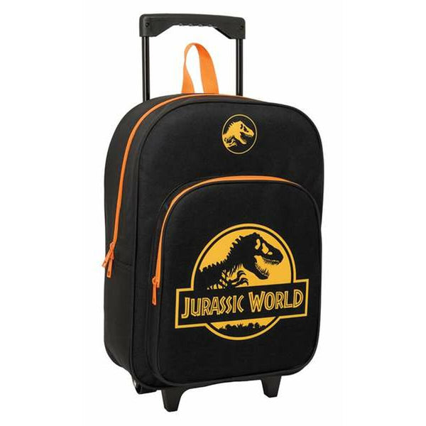 Skolväska med hjul Jurassic World Svart 32 x 42 x 14 cm-Kontor och Kontorsmaterial, Skol- och utbildningsmaterial-Jurassic World-peaceofhome.se