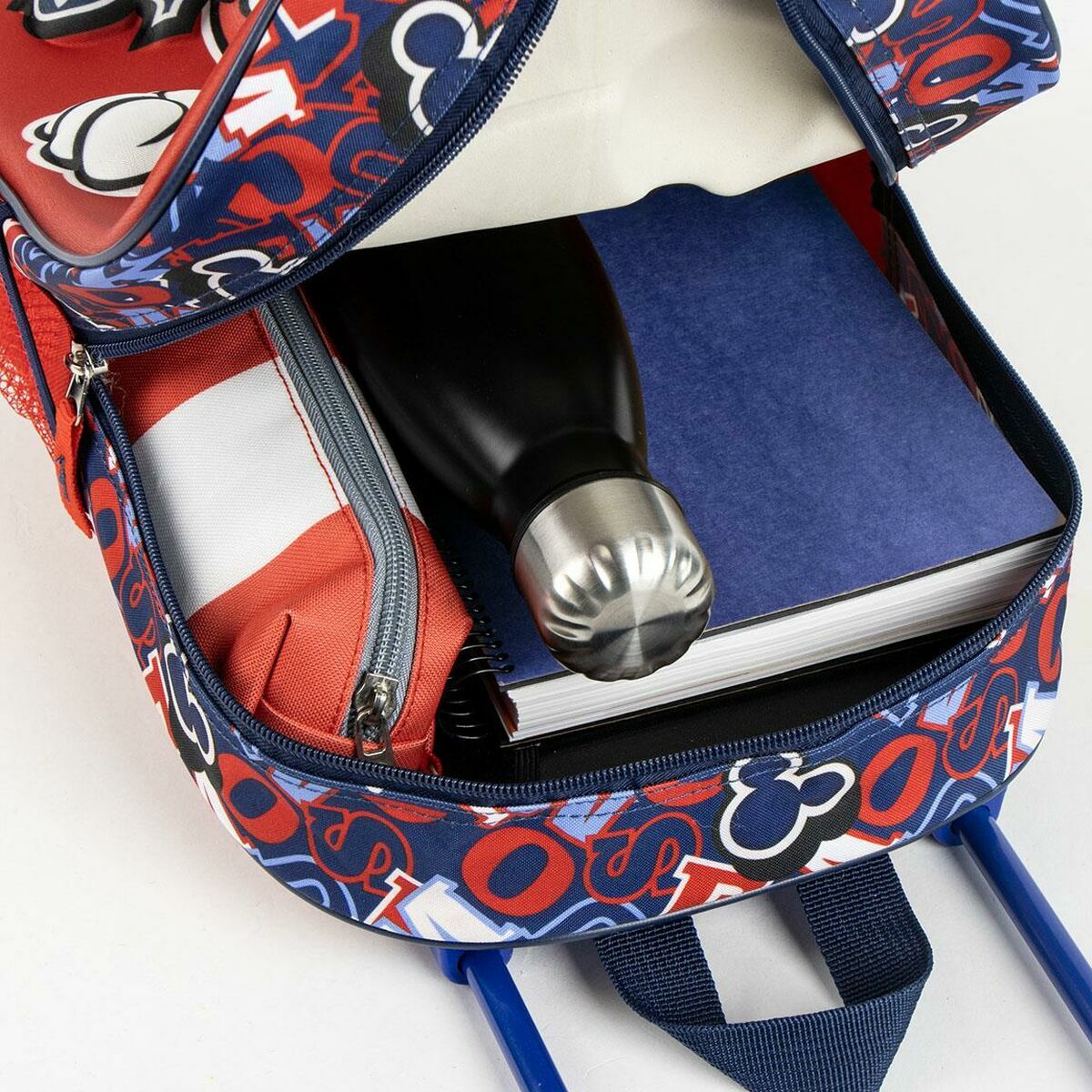 Skolväska med hjul Mickey Mouse 3D-Kontor och Kontorsmaterial, Skol- och utbildningsmaterial-Mickey Mouse-peaceofhome.se