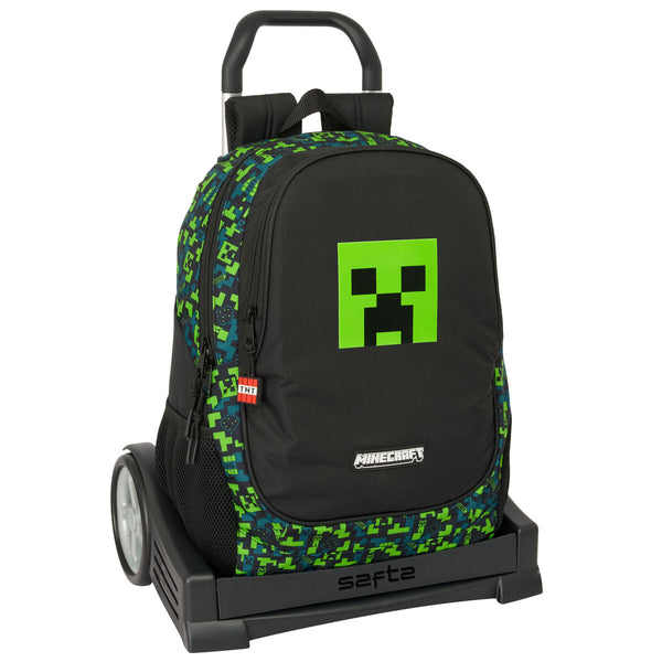 Skolväska med hjul Minecraft Tnt Multicolour 32 x 44 x 16 cm-Kontor och Kontorsmaterial, Skol- och utbildningsmaterial-Minecraft-peaceofhome.se