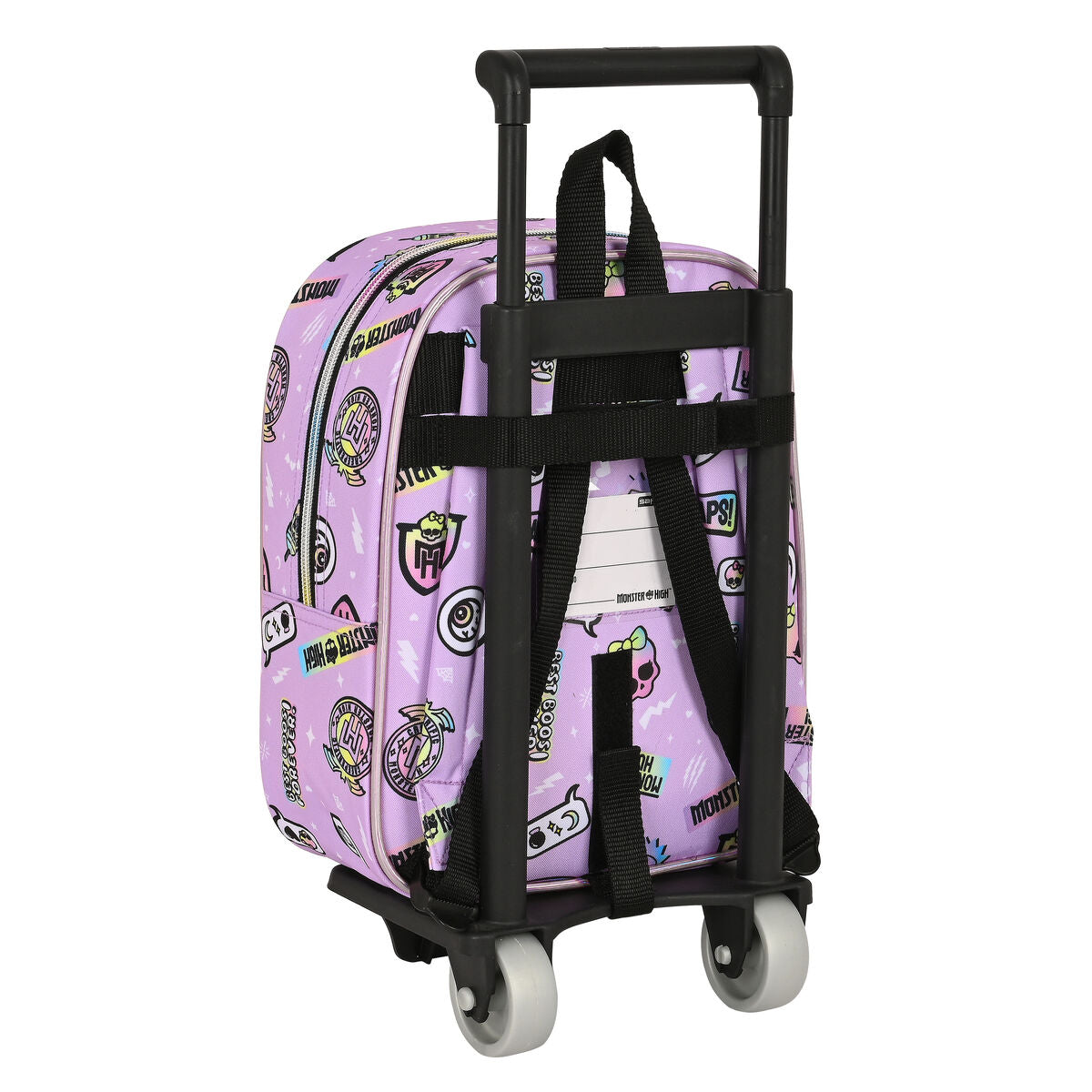 Skolväska med hjul Monster High Best boos Lila 22 x 27 x 10 cm-Kontor och Kontorsmaterial, Skol- och utbildningsmaterial-Monster High-peaceofhome.se