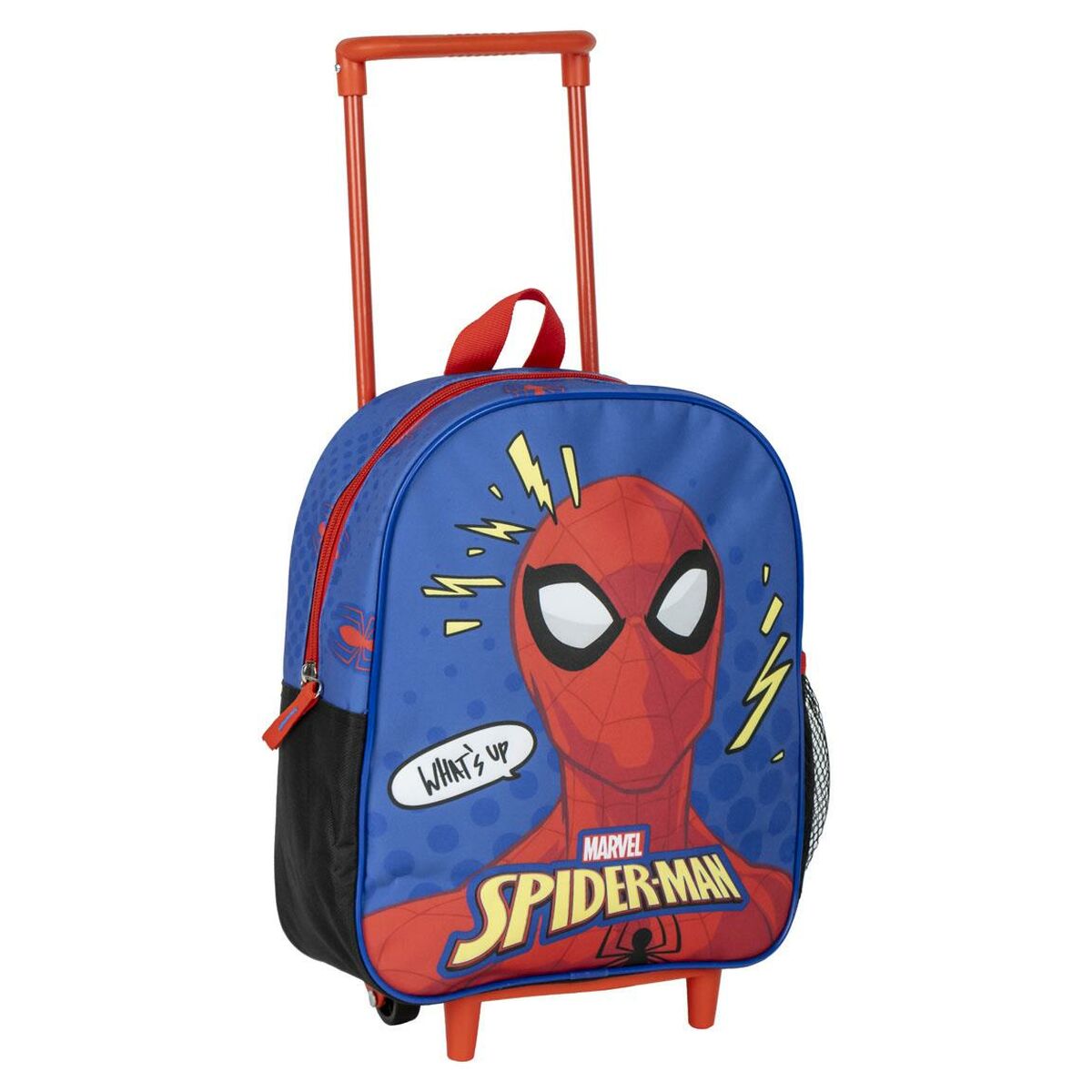 Skolväska med hjul Spider-Man Blå 10 x 30 x 25 cm-Kontor och Kontorsmaterial, Skol- och utbildningsmaterial-Spider-Man-peaceofhome.se