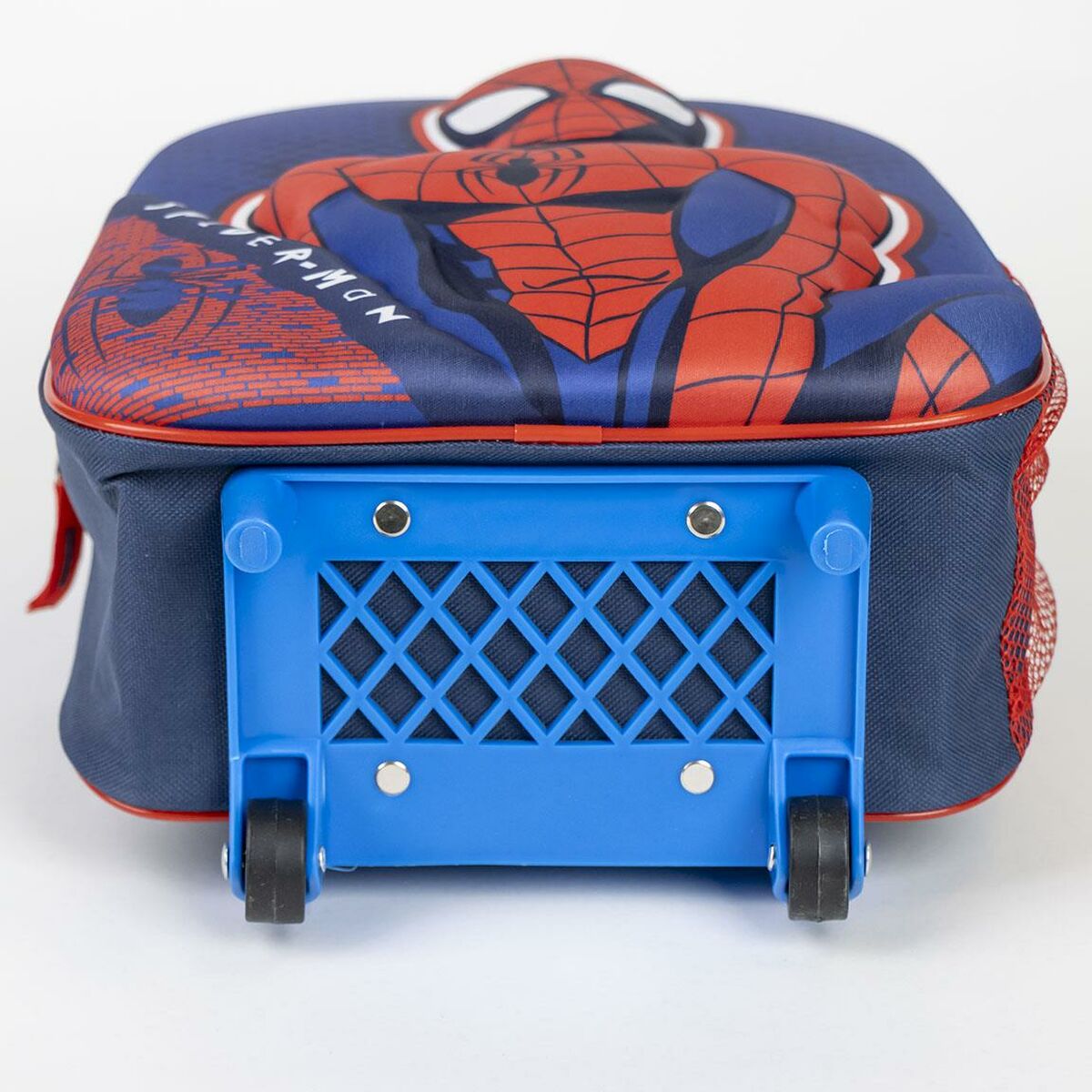 Skolväska med hjul Spider-Man Blå 25 x 31 x 10 cm-Kontor och Kontorsmaterial, Skol- och utbildningsmaterial-Spider-Man-peaceofhome.se