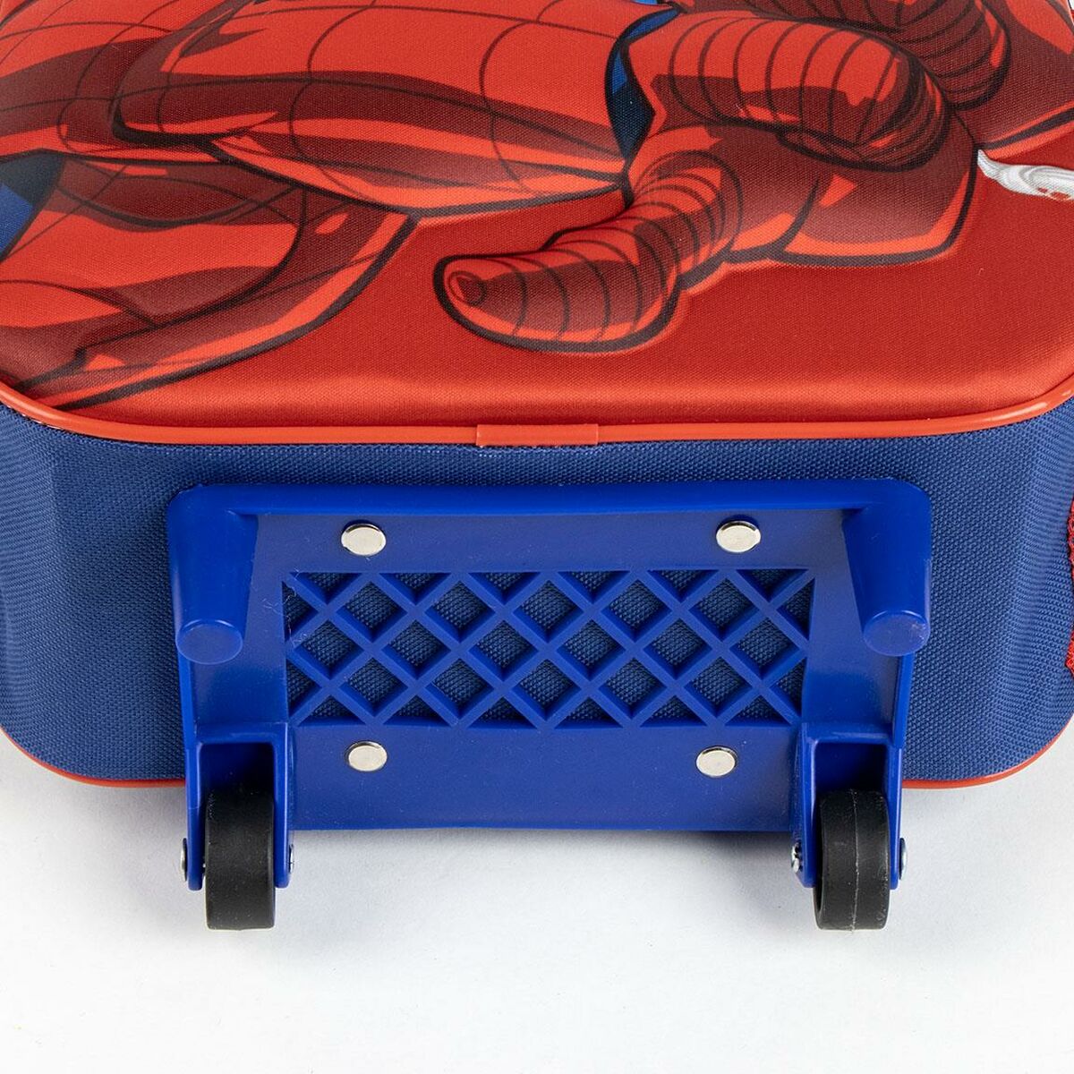 Skolväska med hjul Spider-Man Blå 3D-Kontor och Kontorsmaterial, Skol- och utbildningsmaterial-Spider-Man-peaceofhome.se