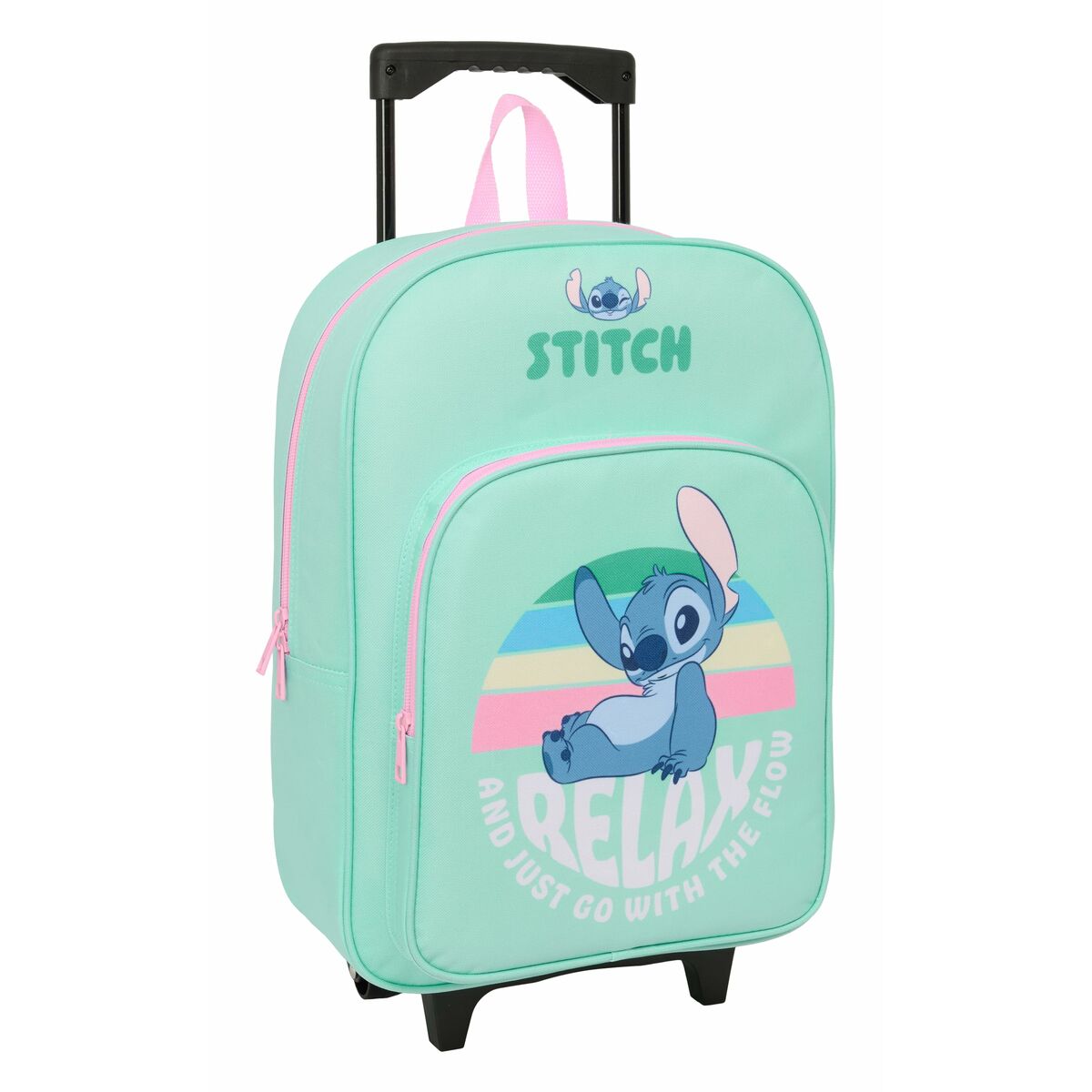 Skolväska med hjul Stitch 32 x 42 x 14 cm-Kontor och Kontorsmaterial, Skol- och utbildningsmaterial-Stitch-peaceofhome.se