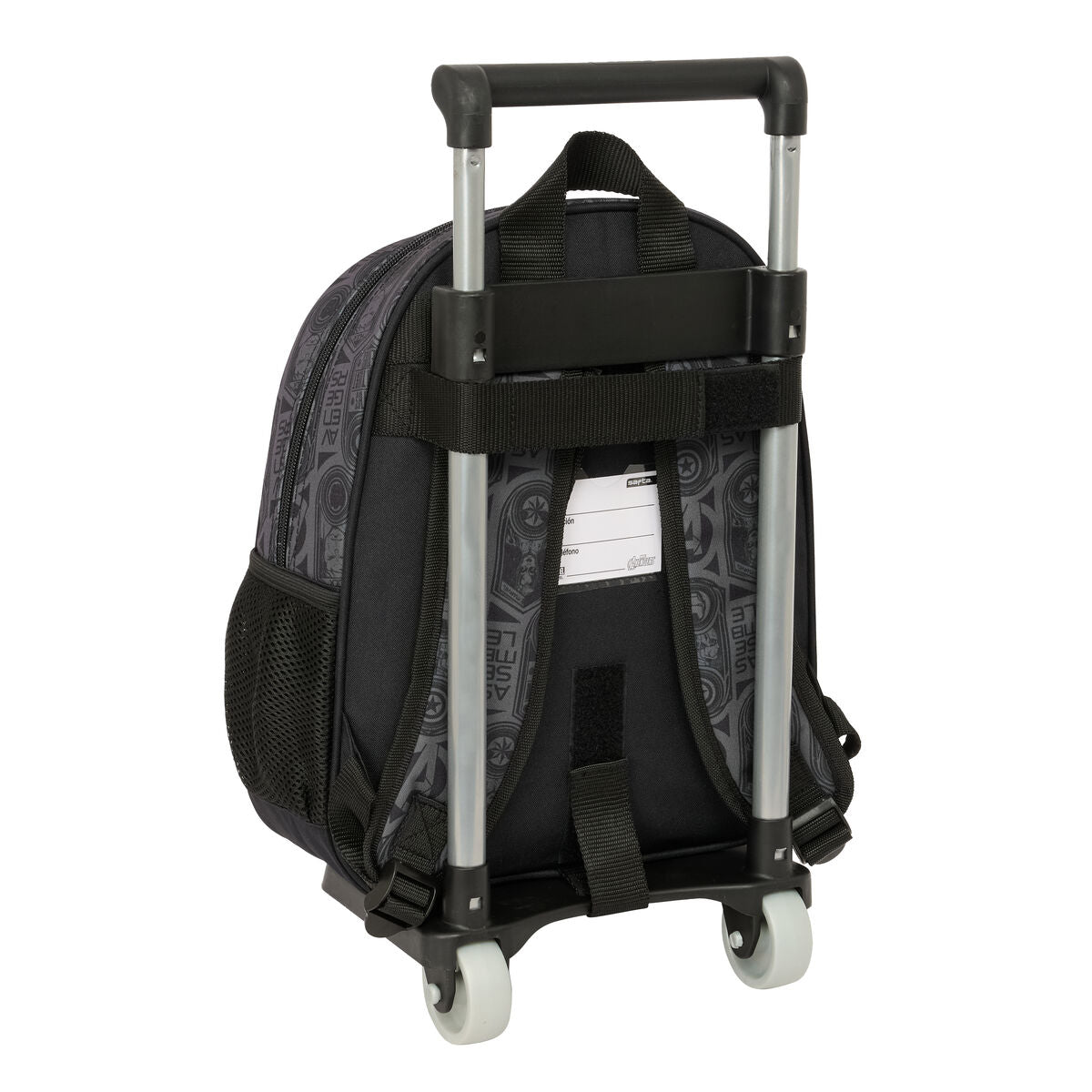 Skolväska med hjul The Avengers Vendetta Svart 27 x 33 x 10 cm-Kontor och Kontorsmaterial, Skol- och utbildningsmaterial-The Avengers-peaceofhome.se