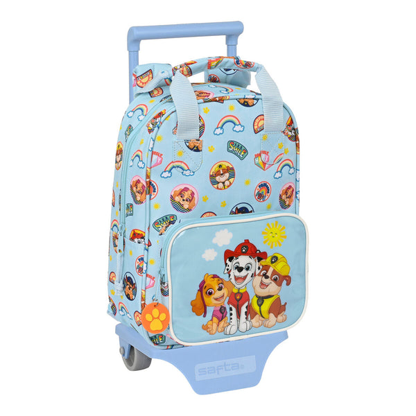 Skolväska med hjul The Paw Patrol Sunshine Blå (20 x 28 x 8 cm)-Kontor och Kontorsmaterial, Skol- och utbildningsmaterial-The Paw Patrol-peaceofhome.se