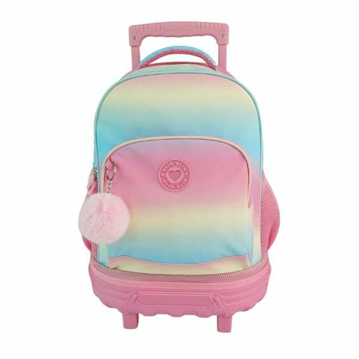 Skolväska med hjul Toybags Blin Blin Gradient Pink-Kontor och Kontorsmaterial, Skol- och utbildningsmaterial-Toybags-peaceofhome.se