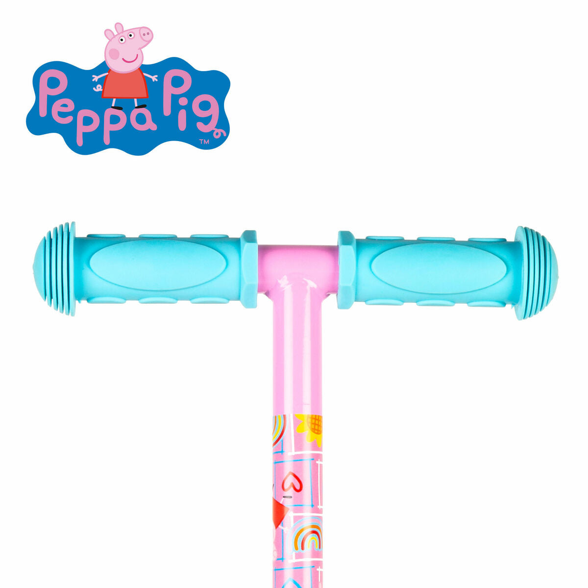 Skooter Peppa Pig Gummi Metall Plast-Sport och utomhus, Stadsrörlighet-Peppa Pig-peaceofhome.se
