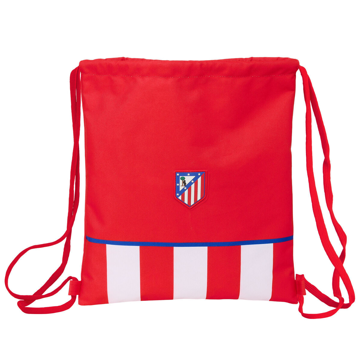 Skopåse med remmar Atlético Madrid Röd 35 x 40 x 1 cm-Kontor och Kontorsmaterial, Skol- och utbildningsmaterial-Atlético Madrid-peaceofhome.se