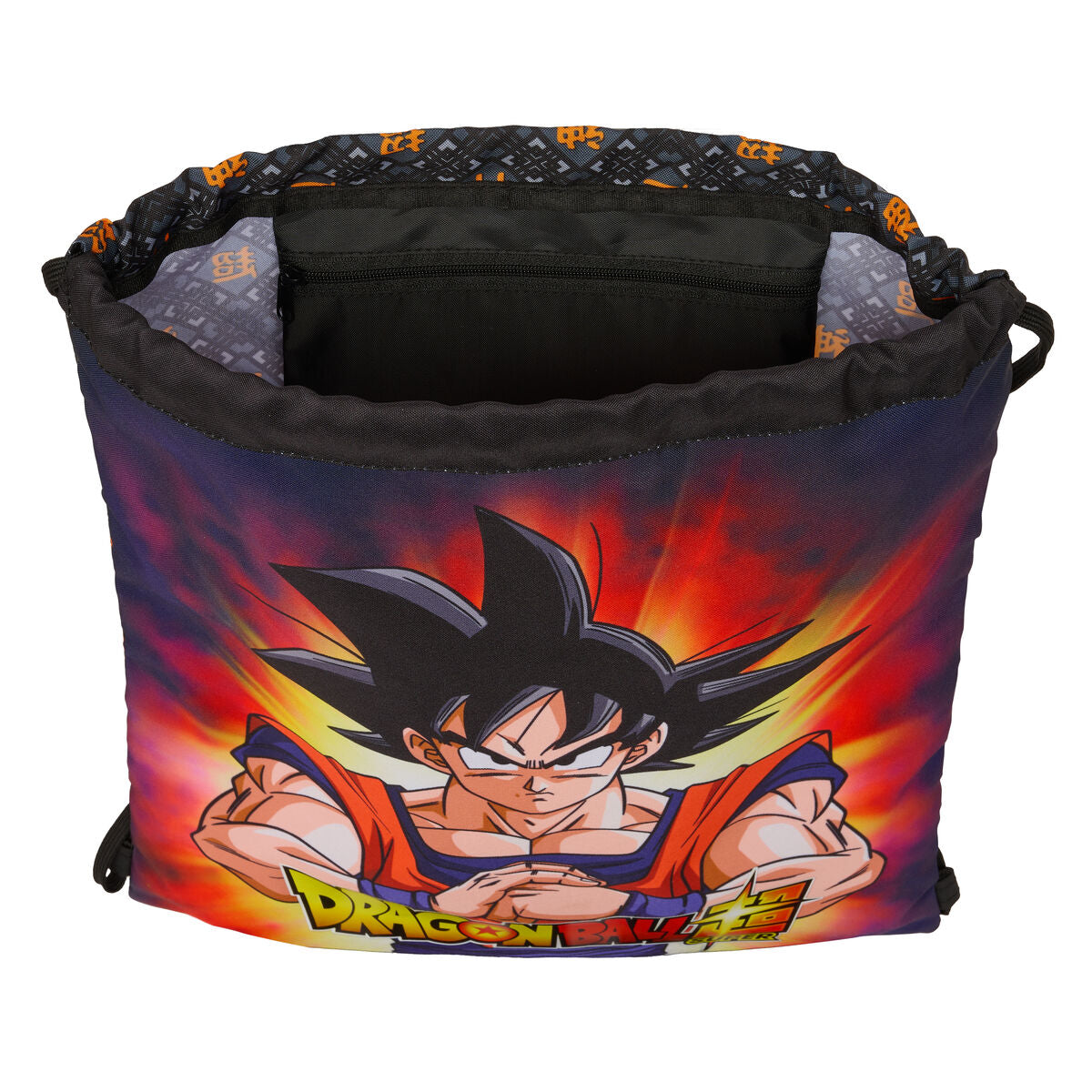 Skopåse med remmar Dragon Ball Svart 35 x 40 x 1 cm-Kontor och Kontorsmaterial, Skol- och utbildningsmaterial-Dragon Ball-peaceofhome.se